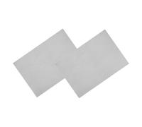 Angoily 2 hojas Película Adhesiva para Laptop de Cambio de Color Film Protector para Portátil y Notebook Adaptable Diseño Mate Plata Cepillada Fácil de Cortar y Aplicar