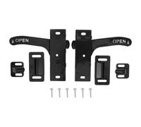 Angoily 2 Juegos Kit de Pestillos de Puerta Mosquitera para Caravana Manija de Abs Resistente y Compatibilidad, Adecuado para Ventanas y Puertas de Camper
