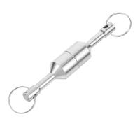 Angoily 2 Llaveros Magnéticos para Prueba de Oro y Plata, Diámetro 17 Mm, Fuerza de Tracción Vertical 12 Kg, Kit Portátil para Detección Precisa de Metales, Comprobador de Joyería