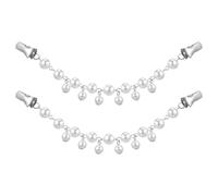 Angoily 2 Piezas Cadenas para Suéter Vintage Pinzas de Resina Elegantes para Cárdigan, Decoración de Cuello Femenina Retro, Accesorios Ligeros y Versátiles para Jerséis y Manualidad de