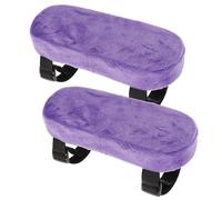 Angoily 2 Piezas Cojín de Reposabrazos de Poliéster Cómodo Silla de Oficina y Hogar, Funda Protectora para Apoyabrazos Ergonómica y Práctica