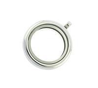 Angoily 2 Piezas Colgante Redondo Encanto Del Medallón De La Foto Accesorios De Collar De Cristal Colgantes De Relicario De Memoria Encantos Para Collares Encanto De Colgantes