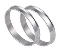 Angoily 2 Piezas de Anillos de Sellado de Aluminio para Máquina Selladora Automática Junta Adaptadora 90 a 85 MM Accesorios para Selladores de Té Leche Uso en Cafeterías y Hogar