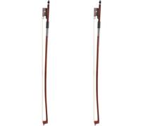Angoily 2 Piezas de Bastón para Violín 1/8 para Niños, Hecho de Madera de Sándalo Rojo y Pelo de Caballo, Cómodo y Diseñado para Reproducir Tonos Resonantes y Potentes