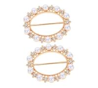 Angoily 2 Piezas De Hebillas Para Bufandas Cárdigans Anillos Para Bufandas Accesorios Para Ropa Anillos Para Bufandas Pinzas Para Camisas Pinzas Para Bufandas Para Mujeres Pinzas
