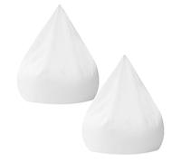 Angoily 2 Piezas Funda Interior para Puff sin Relleno Unidades Funda Reusable y Lavable para Sofá Perezoso Cubierta Vacía para Sillón Bean Bag Adaptable y Transpirable