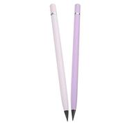 Angoily 2 Piezas Lápices Eternos de Metal Lápices Reutilizables Sin Tinta para Escritura y Dibujo para Oficina y Escuela Colores Rosa y