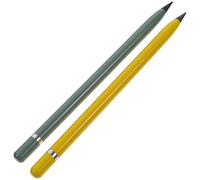 Angoily 2 Piezas Lápices Metálicos Eternos Lápices Borrables sin Afilar para Estudiantes Compactos y Prácticos para Dibujo y Escritura Diaria