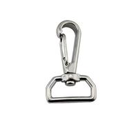 Angoily 2 Piezas Mosquetón Inoxidable con Gancho de para Equipaje Accesorios de Seguridad para Maletas para Camping y Senderismo