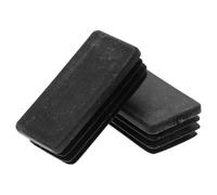 Angoily 2 piezas Patas de Escalera Antideslizantes Tapones Reemplazo para Pies de Escalera Cubierta Protectora para Tubos Cuadrados Almohadillas Protección Suelos Accesorios de Hogar