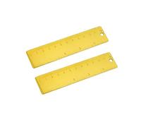 Angoily 2 Piezas Regla Inoxidable de Ruler de para Dibujo y Escolares Herramienta Precisa para Estudiantes y Profesionales