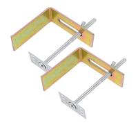 Angoily 2 piezas Soporte de Fregadero Cerámica de Clips de Fijación para Instalación de Lavabo Material Resistente y Diseño para Uso Baños y Cocinas