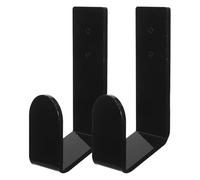 Angoily 2 Piezas Soporte de Pared para Teclado Acrílico Estante Colgador Fácil de Instalar Rack para Almacenamiento de Teclados Mecánicos Compatible Modelos de Negro