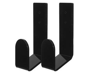 Angoily 2 Piezas Soporte de Pared para Teclado Acrílico Estante Colgador Fácil de Instalar Rack para Almacenamiento de Teclados Mecánicos Compatible Modelos de Negro