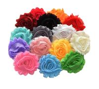 Angoily 2 Series Accesorios para El Cabello Raído Decorations Flores Traje Tocado Flor Accesorios De Banda para El Cabello De Bricolaje Flor De Rebabas Flor En Mal Estado 30 Piezas*2