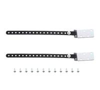 Angoily 2 Unids Anti- Tip Furniture Anchor Kid Furniture Straps Metal Gabinete Protector para El Terremoto de La Prueba de Bebé