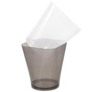 Angoily 2 Vasos Medidores Cuadrados de Plástico Translúcido Capacidad Grande Marcas de Medición Claras Base Estable y Diseño para Uso en Cocina del Hogar Colores Gris y Blanco