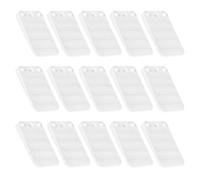 Angoily 20 Cuñas Niveladoras Ajustables de Plástico Duro para Patas de Muebles y Puertas, Almohadillas Antideslizantes para Suelos Irregulares, Juego de 20 Piezas para Mesas, Sillas
