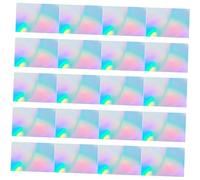 Angoily 20 Hojas Pegatinas Holográfico Impresión Multiuso para Decoración DIY Tazas Libros y Manualidades Adhesivos con Efecto para Personalizar Objetos