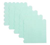 Angoily 20 Hojas Servilletas de Papel Decorativas para Cena y Banquetes, Suaves y Amigables, Color Verde Claro Borde Ondulado para Fiestas Elegantes