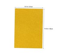 Angoily 20 piezas Cartulina Dorada con Purpurina para Manualidades DIY Brillo Papel para Tarjetas Decorativas y Scrapbooking