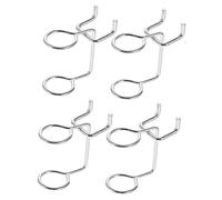 Angoily 20 Piezas gancho de tablero de clavijas almacenaje herramientas panel perforado poseedor herramienta electrica destornillador accesorios para chicas adolescentes pesado soporte