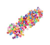 Angoily 200 Piezas Blossom Polymer Clay Pendants Handcrafted Floral Charms For Jewelry Making Handbag Bracelet Earring DIY Accessories