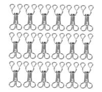 Angoily 200 Piezas Cierres Metálicos Gancho y Ojo para Ropa Ajustables para Pantalones Faldas y Ropa Interior Cierre Duradero y Resistente para Proyectos de Costura DIY Color Plata