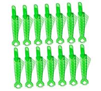 Angoily 200 Piezas Enhebradores Automáticos Tipo Pescado para Máquina de Coser Accesorios de Costura con Gancho de Alambre Herramienta para Manualidades y Proyectos de Aguja Color Verde