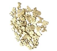 Angoily 200 Piezas Rodajas de Madera Natural para Manualidades de de Flores y para Decoraciones Diy Cortes de Madera para Artesanías y Proyectos Material para Adultos