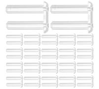 Angoily 200 piezas Unidades Accesorios Fijación Gafas sin Montura Fundas Compresión Plástico Duro para Reparación y Montaje