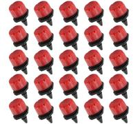 Angoily 200 Unidades Goteros en Pp Rojo Compensación de Presión para Riego por Goteo Bloquea Obstrucción , Adecuado para Irrigación Agrícola y Riego Automático de Plantas