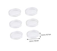 Angoily 24 piezas Caja Organizadora para Monedas de Colección de Unidades Soporte Protector de Acrílico Transparente de Diseño Compacto para Exhibición y Almacenamiento Seguro