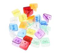 Angoily 24 Piezas Clips de Plástico Multifuncionales Abrazaderas Portátiles para Papeles Archivos y Organizador de Oficina Mixtos Clips Prácticos para Casa y Escuela