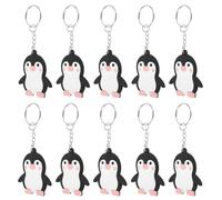 Angoily 24 piezas Llaveros Pingüino para Amantes de Pingüinos Adornos Colgantes Animal para Fiestas Temáticas y Regalos de Cumpleaños