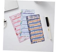 Angoily 24 Piezas Tarjetas de Presupuesto con Diseño de Frutas para Registro Financiero Accesorios de Oficina Prácticos y Convenientes para Gestión Detallada de Gastos