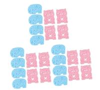Angoily 24piezas Esponjas De Baño Hidratantes Para Bebés Esponjas De Ducha Suaves y Coloridas Para Limpieza Corporal Cuidado Piel Infantil