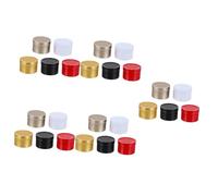 Angoily 25 Piezas Latas Metálicas para Velas Frascos Vacíos para Hacer Velas Caseras Regalo Navidad Colores Surtidos Rojo Dorado