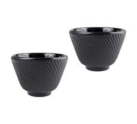 Angoily 2pcs Japonés Taza De Té Negro Tazas De Té Japonés De Hierro Fundido Taza De Té China Kung Fu Taza De Té Flor Taza De Té Artesanal Conjunto De Tazas