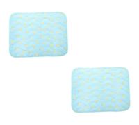 Angoily 2piezas Alfombra Refrescante para Perros Esterilla De Enfriamiento Verano para Mascotas Suave y Antideslizante para Cama Sofá y Auto Diseño De Plátano