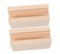 Angoily 2piezas Bloques De Madera para Elevar Muebles Elevadores De Altura para Sofá Cama Mesa y Sillas De Estables y Antideslizantes
