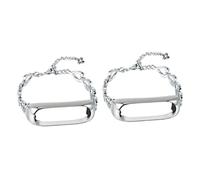 Angoily 2piezas Correa De Reloj Para Banda y Rápido Liberación Diseño Elegante Para Hombre y Mujer Compatible Band Espacial