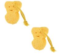 Angoily 2piezas Esponja De Baño Infantil De Animal De Dibujos Animados Cepillo Para Bebés Esponja De Baño Para Masajes Para Recién Nacidos y Niño Niña Pequeños