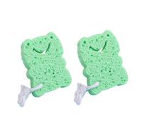 Angoily 2piezas Esponjas De Baño Naturales Para Bebés De Formas De Animales Suaves y Rápido Secado Para Hora Del Baño Esponjas De Ducha Para Niño Niña y Adultos Absorbentes y