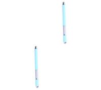 Angoily 2piezas Estilógrafo Capacitivo De Doble De Metal para Pantallas Táctiles Lápiz Disc para Tablones y Teléfonos Azul para Escritura y Dibujo Dispositivos Capacitivos
