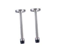Angoily 2piezas Tope De Puerta Cilíndrico De Acero Inoxidable Unidades Práctico Pomo De Suelo para Puertas De Proteger El Baño Cocina Dormitorio