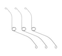 Angoily 3 muelles para campana extractora: 1,4 x 15,6 mm. Muelles metálicos de alta resistencia para ventilador de techo de baño, para ajustar la tensión de la cubierta del ventilador.