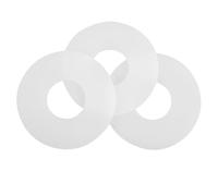 Angoily 3 piezas Anillo Sellado Silicona Junta de Válvula Flexible para Desagüe Recambio Duradero para Baño Fugas y Mejora Estanqueidad
