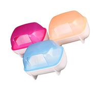 Angoily 3 Piezas bañera de hámster jaulas de cesto Baño de Arena para hámster pequeño bañera de Arena de plástico Recipiente de baño de Arena de plástico Mascota Tina Arena de baño envase