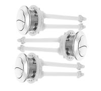 Angoily 3 piezas Botón de Descarga de Inodoro Reemplazo de Compatible con Cisternas y Mecanismos de Descarga Instalación y Durabilidad Plazo